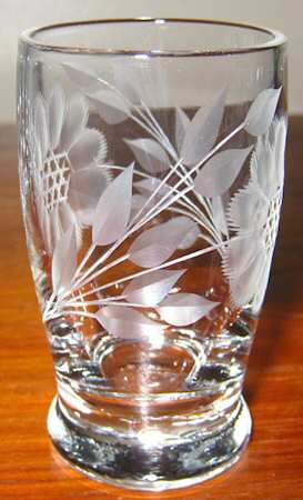 Cornflower (Smooth Stem, Non Optic) Whiskey Glass