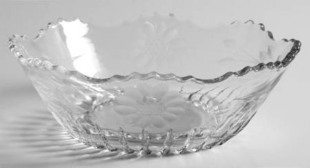 Cornflower (Smooth Stem, Non Optic) 6" Flared Bowl