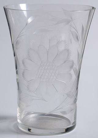 Cornflower (Smooth Stem, Non Optic) Flat Tumbler