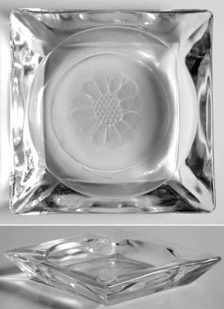 Cornflower (Smooth Stem, Non Optic) Ashtray