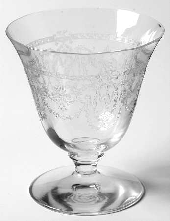 Zodiac (Stem 3335, Etch) Oyster or Fruit Cocktail