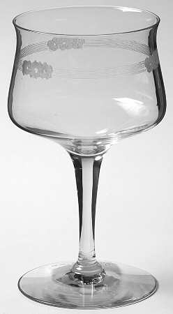 Augusta Water Goblet by Heisey