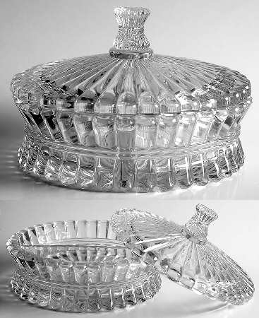 Regency Divided Candy Dish with Lid