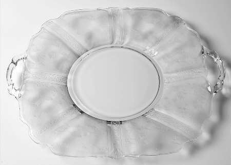 Antarctic Handled Cake Plate