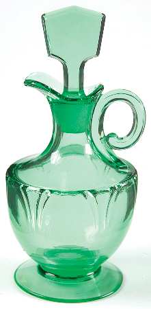 Empress Moongleam (Stem 1401) Oil Cruet & Stopper