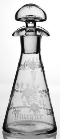 3-4 French Dressing Bottle & Stopper