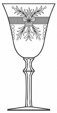 3333-4 Water Goblet