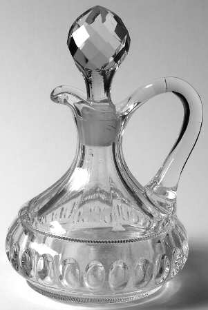 Punty Band Clear 4 Oz Cruet & Stopper