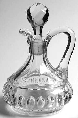 Punty Band Clear Oil Cruet & Stopper