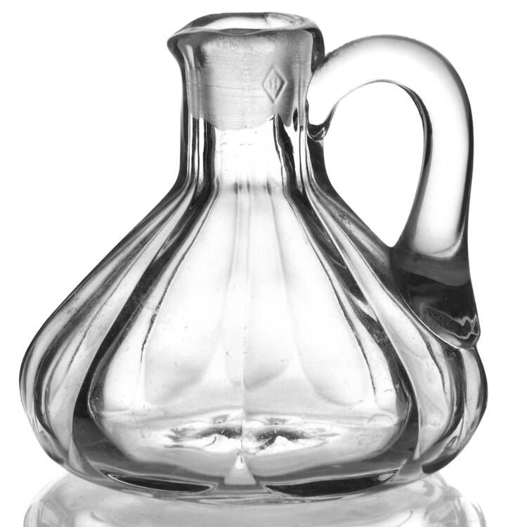 Wide Flat Panel Clear 2 Oz Cruet No Stopper