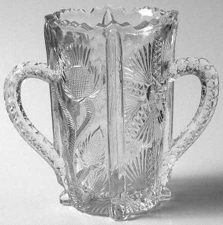 Panelled Thistle Celery Vase