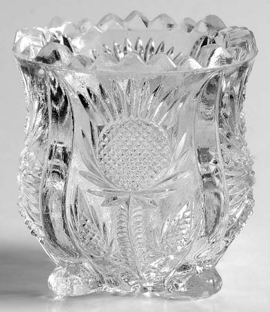 Panelled Thistle Toothpick Holder