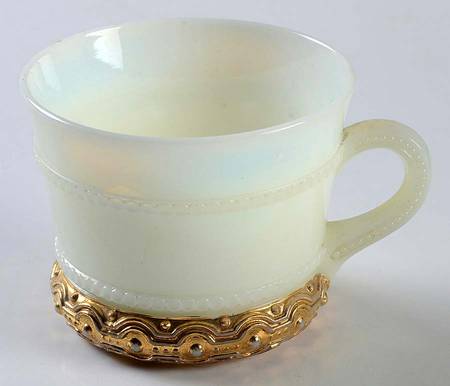 Ring Band Custard by Heisey