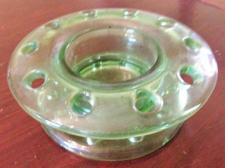 Heisey Animals and Figurines Moonglow Flower Frog-No Duck Insert