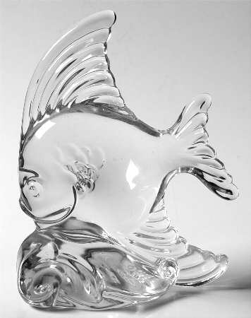 Heisey Animals and Figurines Fish Bookend