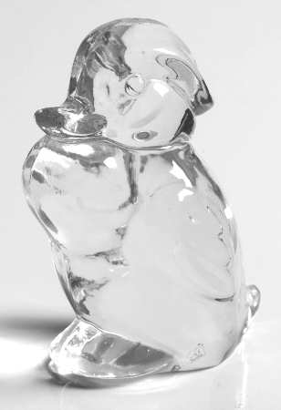 Heisey Animals and Figurines (Standing) Clear Wood Duckling