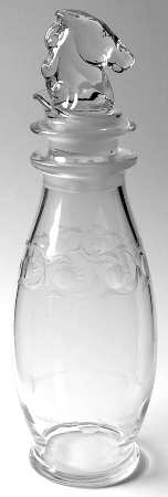 Heisey Animals and Figurines 48 Oz Shape 2 Martini Mixer with Horse Head