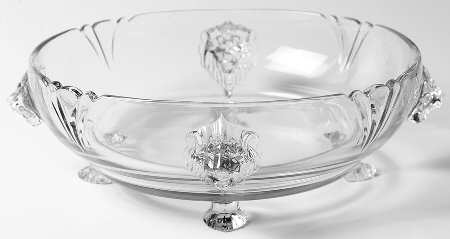 Heisey Animals and Figurines Clear Lion Head Bowl