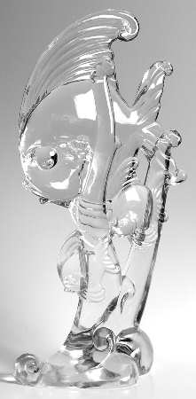 Heisey Animals and Figurines Clear Tropical Fish