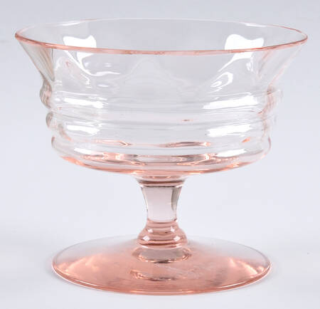 Circle Pair Pink Low Sherbet