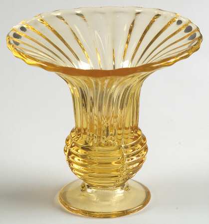 Ridgeleigh Sahara Yellow 5" Flower Vase