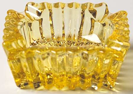 Ridgeleigh Sahara Yellow Ashtray