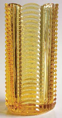 Ridgeleigh Sahara Yellow 8" Flower Vase