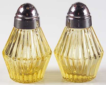 Ridgeleigh Sahara Yellow Shaker Set w/Metal Lids