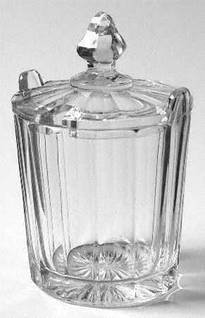 Narrow Flute Clear (Stem 394) Marmalade & Lid