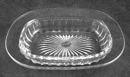 Narrow Flute Clear (Stem 394) Cottage Cheese Bowl