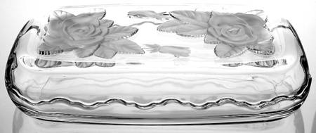 Rose Pearls Rectangle Box with Lid