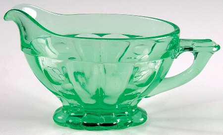 Old Sandwich Green Creamer