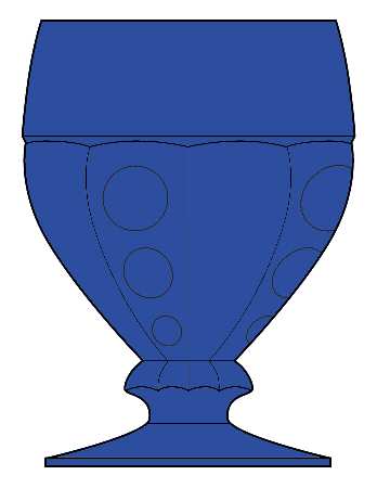 Old Sandwich Cobalt Blue by Heisey