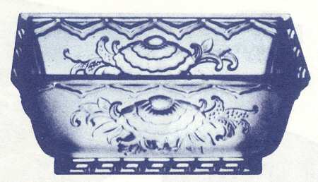 Verlys Turquoise Chrysanthemum Bowl