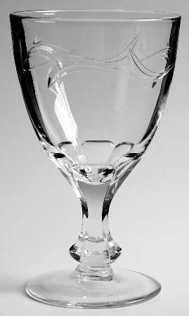 Wreath (Stem #1E92) Water Goblet