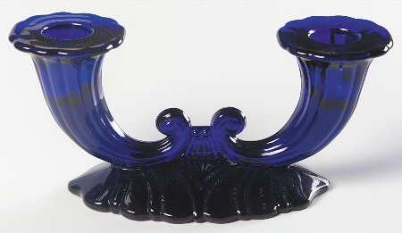 Warwick Cobalt Double Light Candlestick