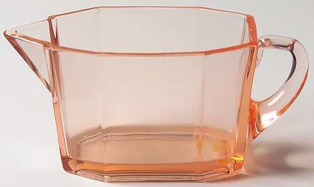 Octagon Pink (Line 500) Creamer