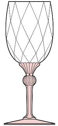 King Arthur Pink (Pink Stem) by Heisey