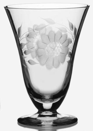 Cornflower (Smooth Stem, Optic) 8 Oz Footed Tumbler