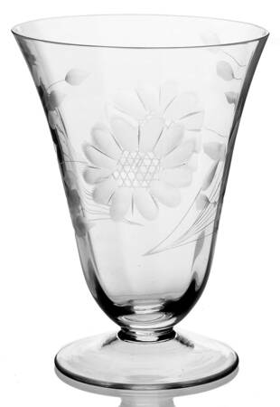 Cornflower (Smooth Stem, Optic) 8 Oz Footed Tumbler