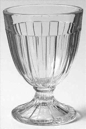 Recessed Panel Clear 1/4 Lb Candy Jar No Lid