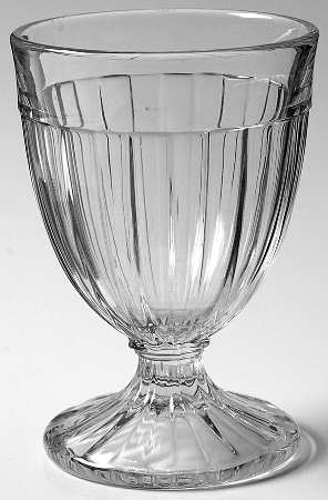 Recessed Panel Clear 1 Lb Candy Jar No Lid