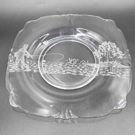 Fisherman Square Salad Plate