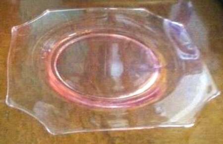 Octagon Square Pink by Heisey
