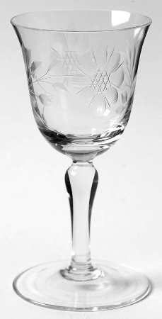 Cornflower (Smooth Bulbous) Wine Glass