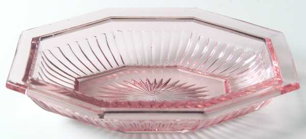 Narrow Flute with Rim Pink (Line 473) by Heisey