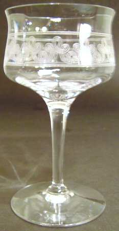 Trefoil (Stem #3312) Water Goblet