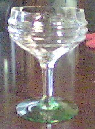Portsmouth Green Clear Champagne/Tall Sherbet
