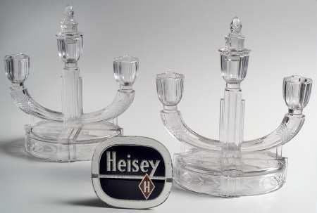 Empire Clear Candlestick Three Light W/Plug
