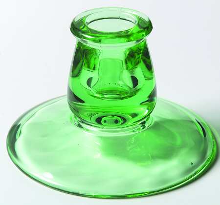 Miss Muffit Green 2" Single Light Candlestick